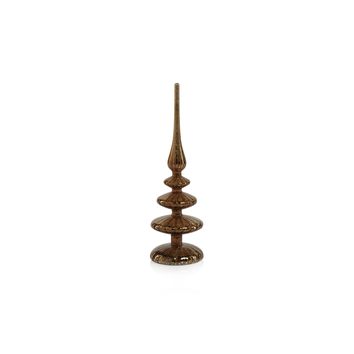 Aprica LED Finial | Antique Gold | 11.5 in