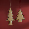 Ceramic Tree Ornament | Gold | 4.25 in