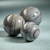 Casablanca Enamel Metal Fill Ball | Blue Gray | Large