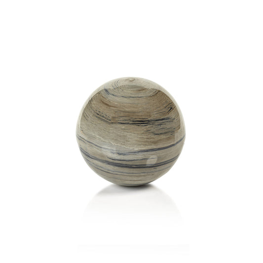 Casablanca Enamel Metal Fill Ball | Blue Gray | Large