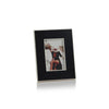 Black Bone Inlay Design Photo Frame with White Inner Border - 4x6