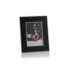 Black Bone Inlay Design Photo Frame with White Inner Border - 5x7