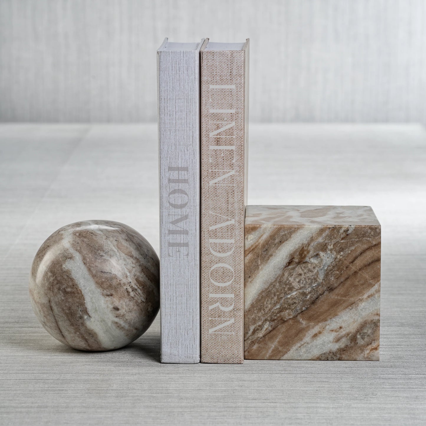 Arabescato Marble Bookend | Ball