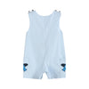 Blue Airplane Pockets Shortalls