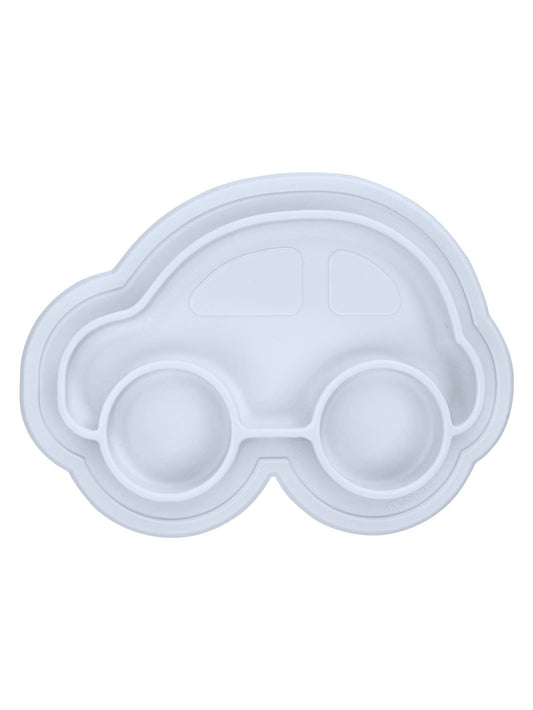 Siliplate Silicone Suction Plate | Blue Car