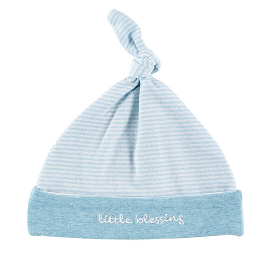 Little Blessing | Newborn Cap | Blue