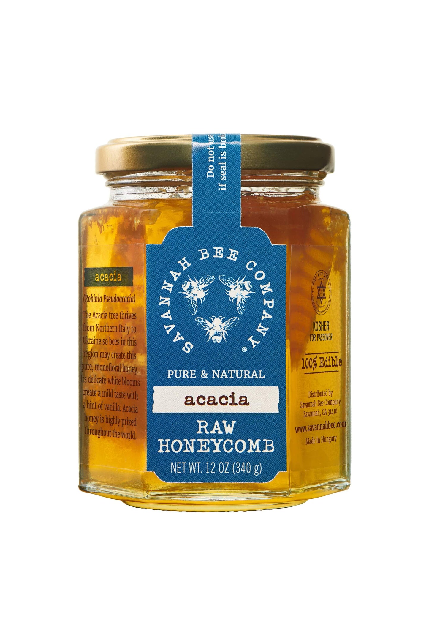 Acacia Honeycomb Jar - 12 oz