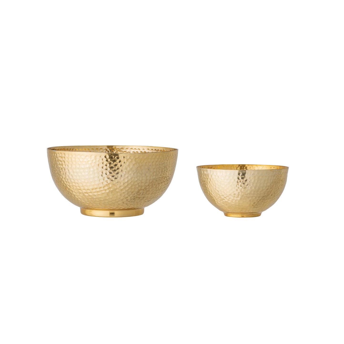 Hammered Gold Metal Bowl | Small - (6.75")