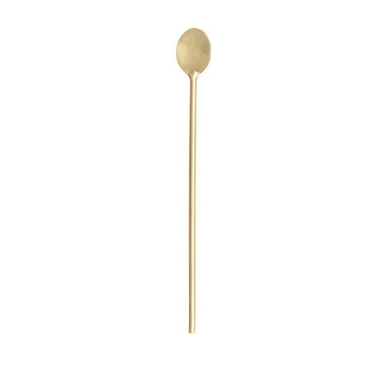 Stainless Steel Cocktail Spoon | Brass