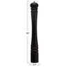 Rubberwood Salt/Pepper Mill | Black