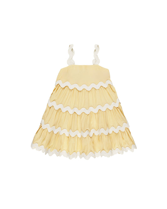 Ric Rac Dress | Yellow