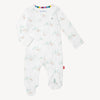 Babe in the Woods Organic Cotton Magnetic Footie