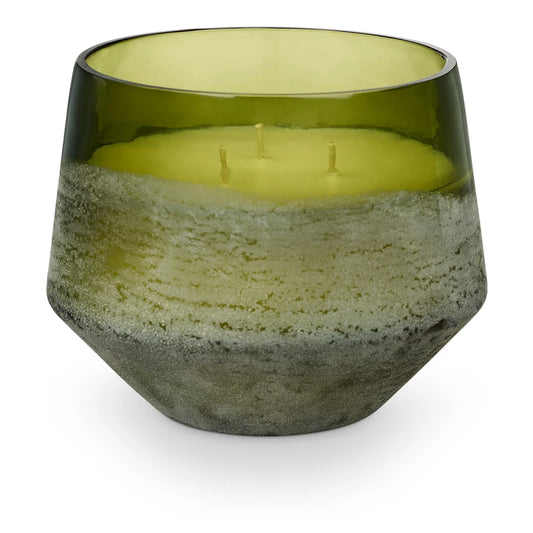 Balsam & Cedar Large Baltic Glass Candle | 31. 4 oz