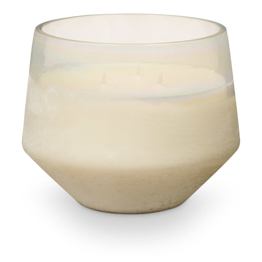 Winter White Large Baltic Glass Candle | 31.4 oz