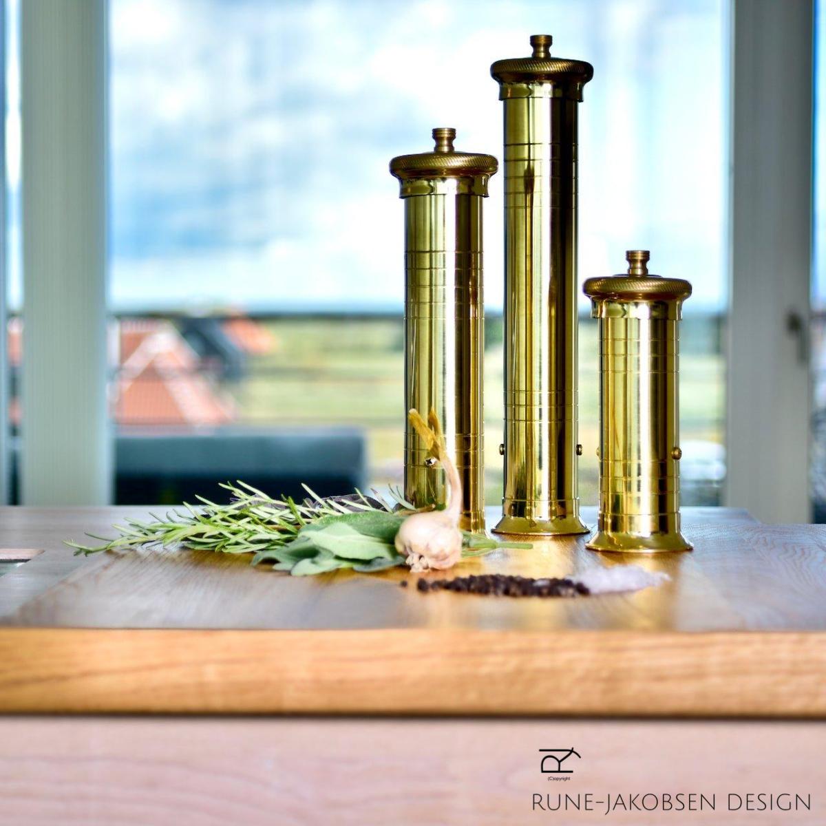 'Chefs Mill'  | 11" Brass Pepper Grinder