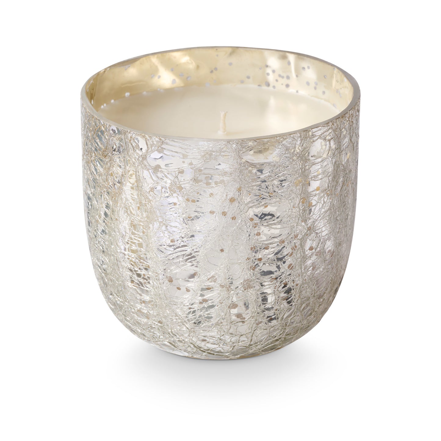 Balsam & Cedar Large Boxed Crackle Glass Candle