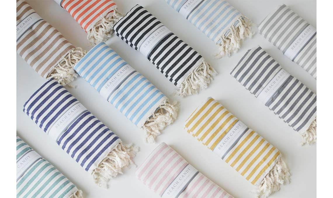 Beach Candy Turkish Beach Towel | Licorice