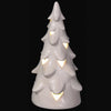 9.5" Battery Operated Tree With Light | White