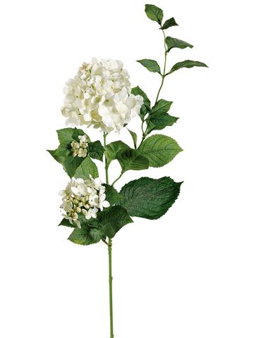 36" Hydrangea Spray | Cream