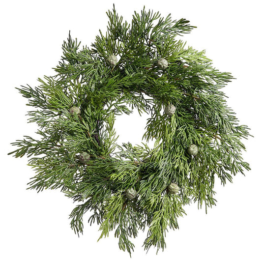 14" Juniper Wreath