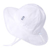 Cotton Floppy Sun Hat | White Eyelet