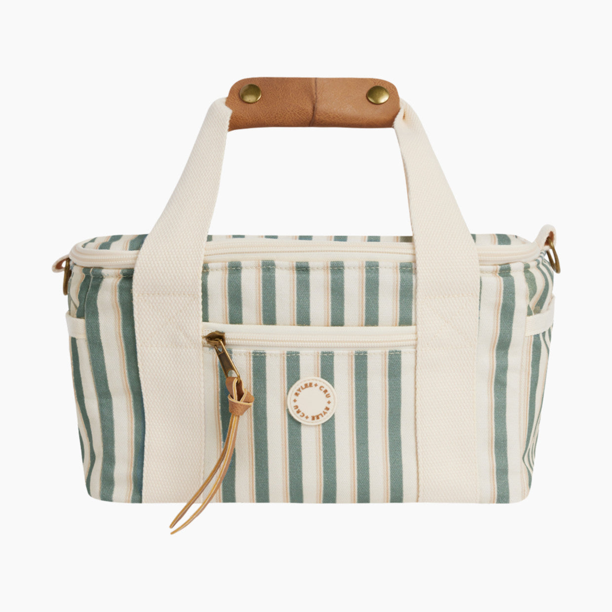 Cooler Bag || Aqua Stripe