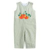 Gingham Pumpkin Overalls | Green