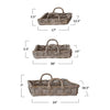 Woven Rattan Kubu Trays w/ Handles | S