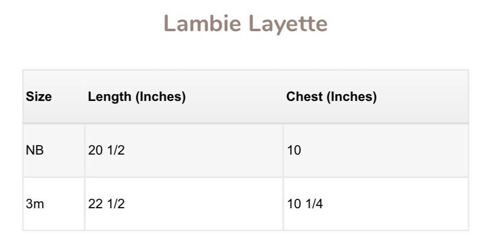 Lambie Layette in Christmas Bow | 3 Month