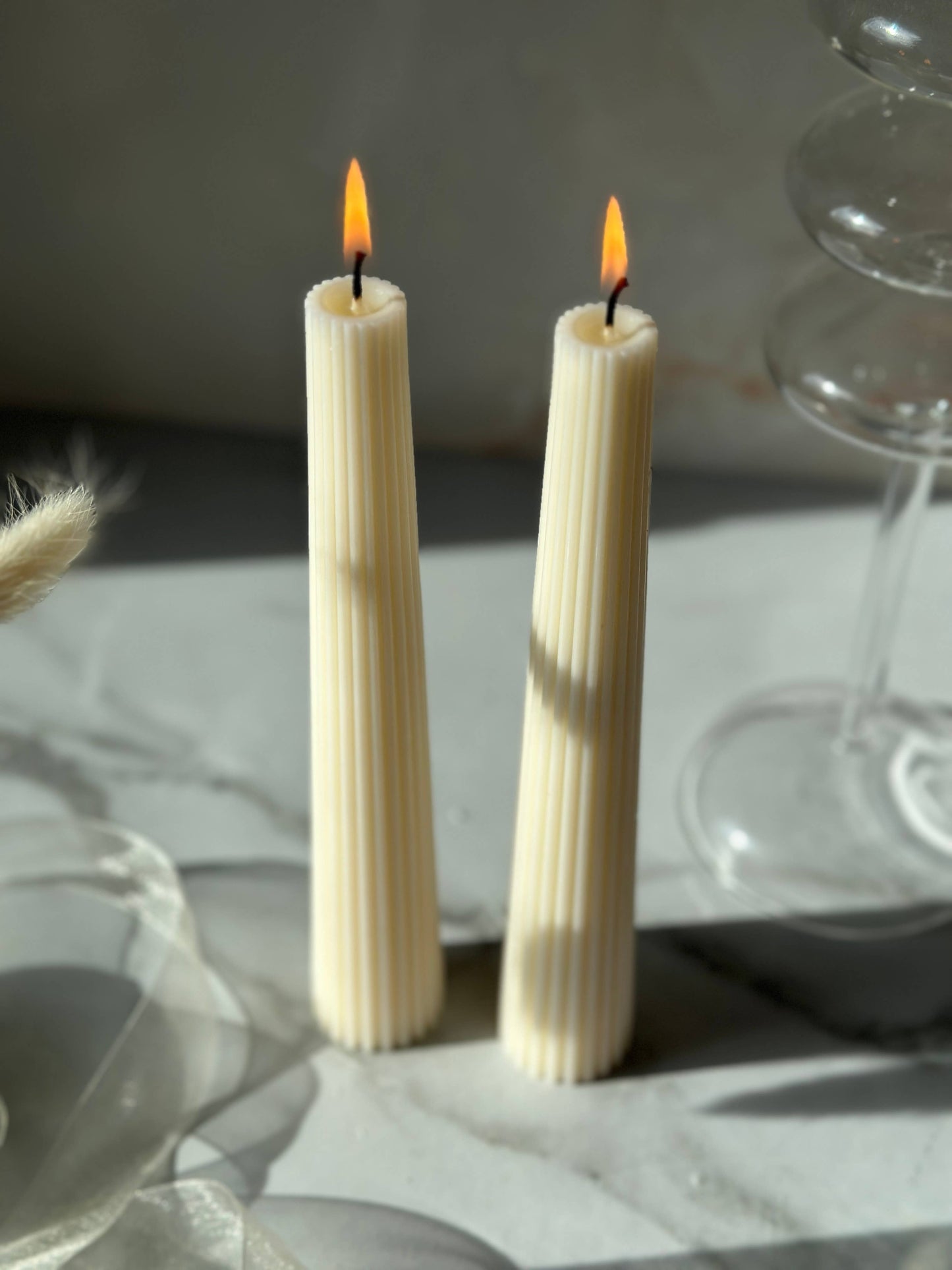 Baccarat Taper Duo | Cream