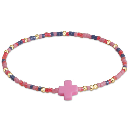 egirl hope unwritten signature cross bracelet | you're gum-believable