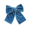 Big Velvet Sailor Bow | French Blue