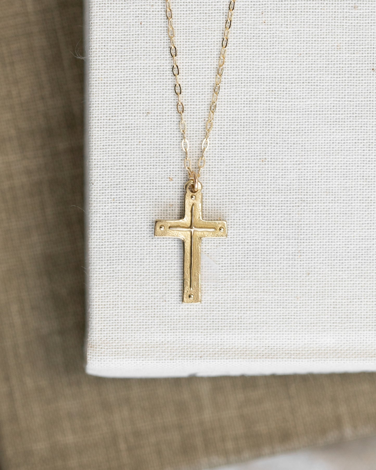 22" Cross Pendant Necklace | Titus 3:4-5