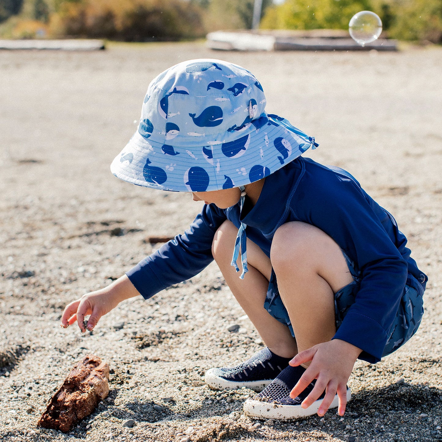 Cotton Bucket Hat | Blue Whale