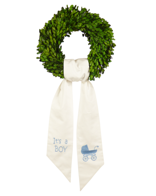 Wreath Sash: It's A Boy: One Size