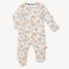 gingerbread lane organic cotton magnetic footie