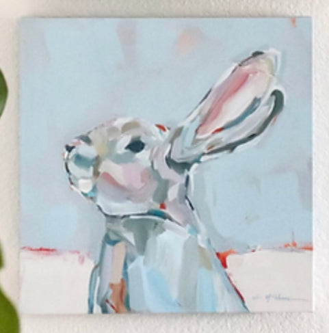 Bunny Love II | 16x16 Canvas