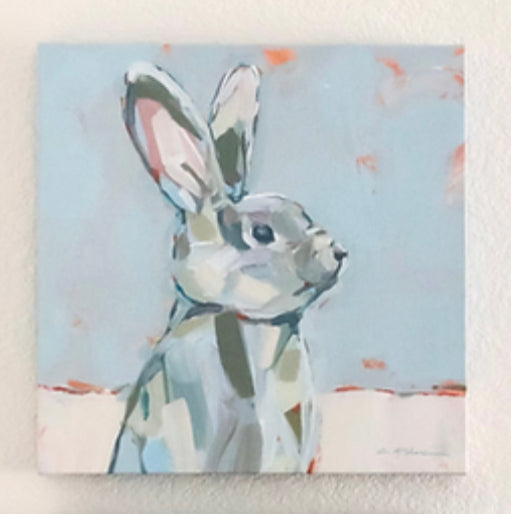 Bunny Love I | 16x16 Canvas