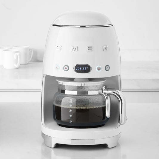 SMEG 50's Retro Style Drip Coffee Maker | White