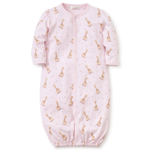 Sophie la Girafe Print Converter Gown - Pink