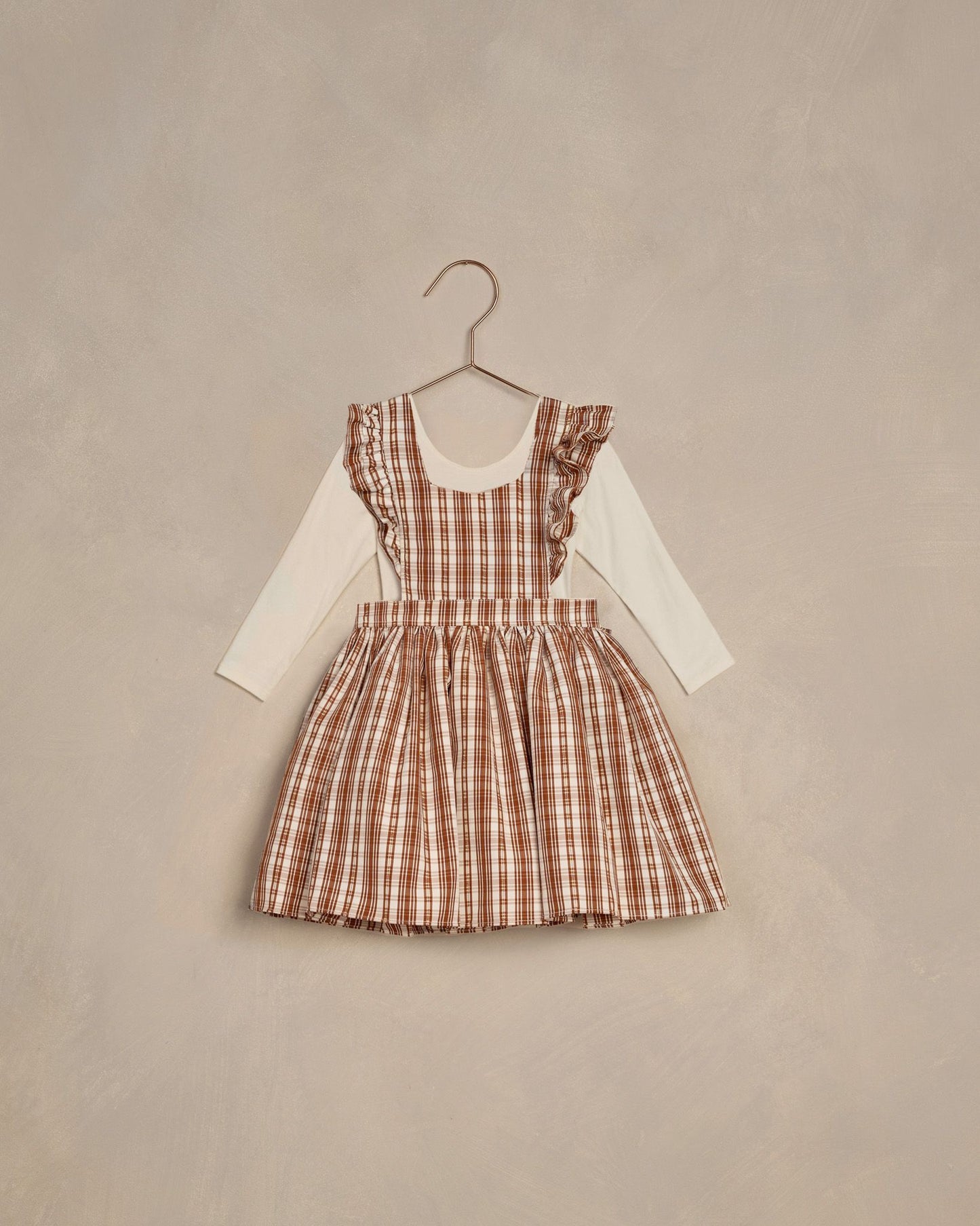 Agatha Dress | Copper Plaid