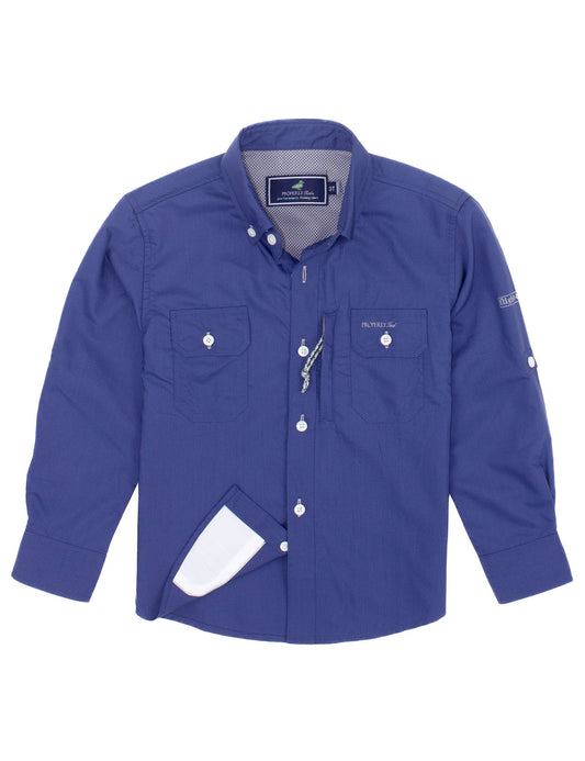 LD Offshore Fishing Shirt | River Blue