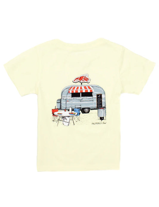 Crawfish To Go SS Tee | Light Yellow