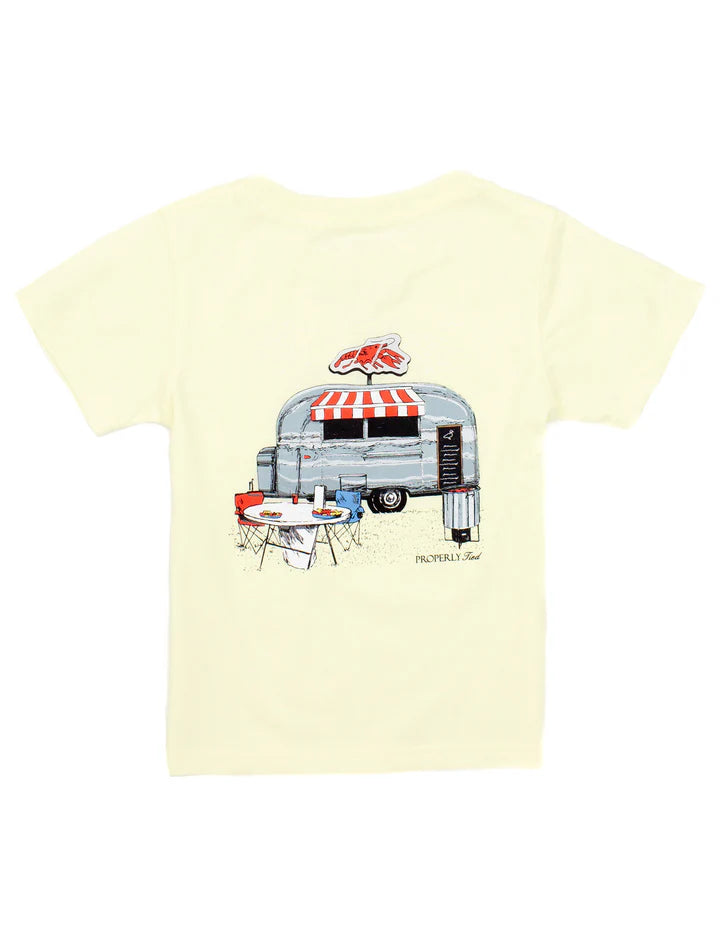 Crawfish To Go SS Tee | Light Yellow