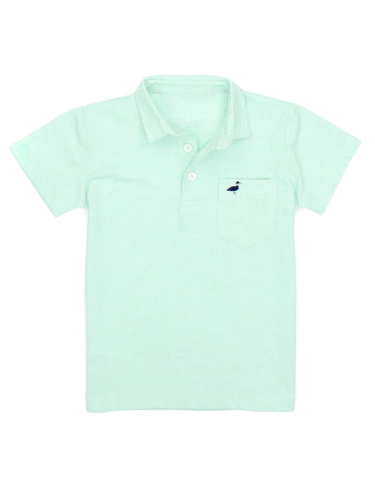 Harrison Pocket Polo | Seafoam