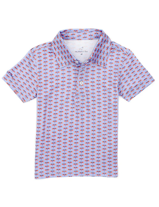 Inlet Polo | Freedom Flag