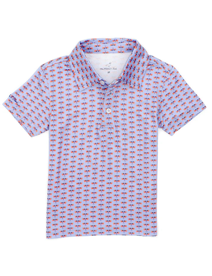 Inlet Polo | Freedom Flag