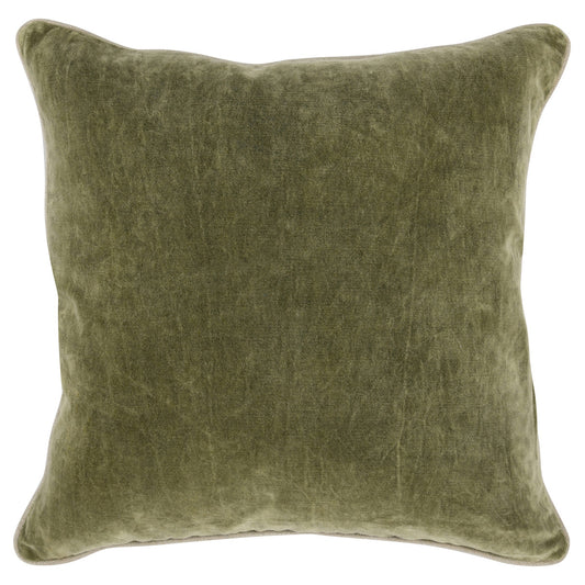 Heirloom Velvet Moss Pillow | 22"