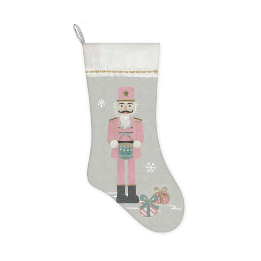 Pink Nutcracker Stocking