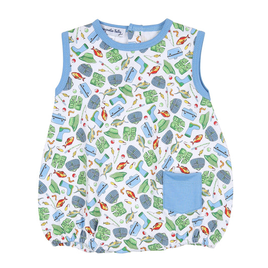 FIsh All Day Printed Sleeveless Bubble